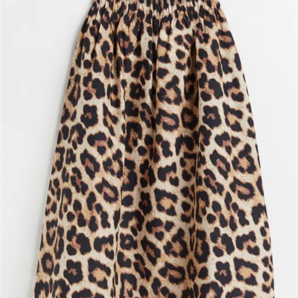 Strapless leopard long dress - Picture 4 of 5